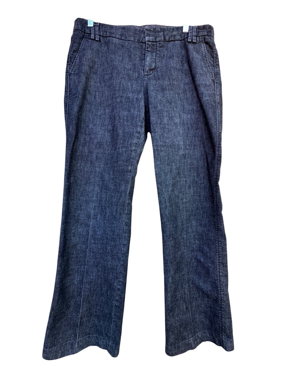 GAP Womens 10 Ankle Blue Denim Trouser Straight Office Jeans